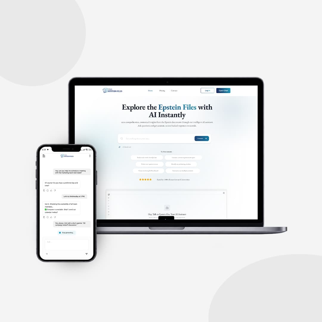 Epstein Files AI document intelligence platform Epstein Files AI document intelligence platform