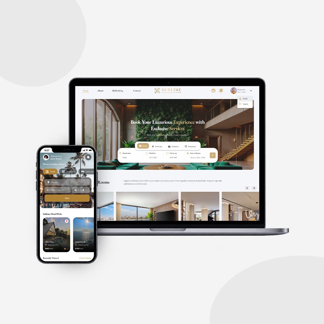Sublime hotel booking and reservation platform Sublime hotel booking and reservation platform