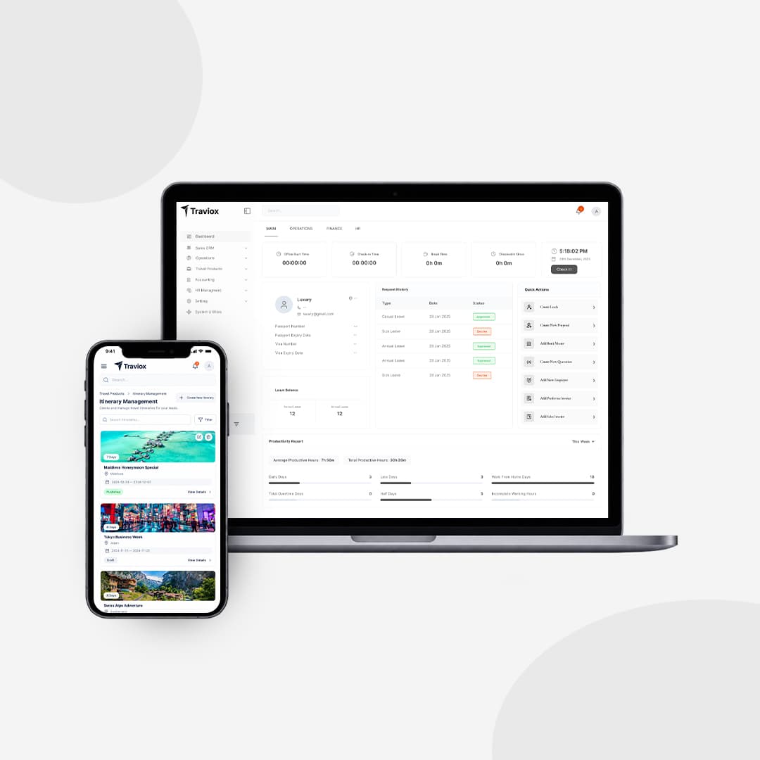 Traviox travel operations management platform Traviox travel operations management platform