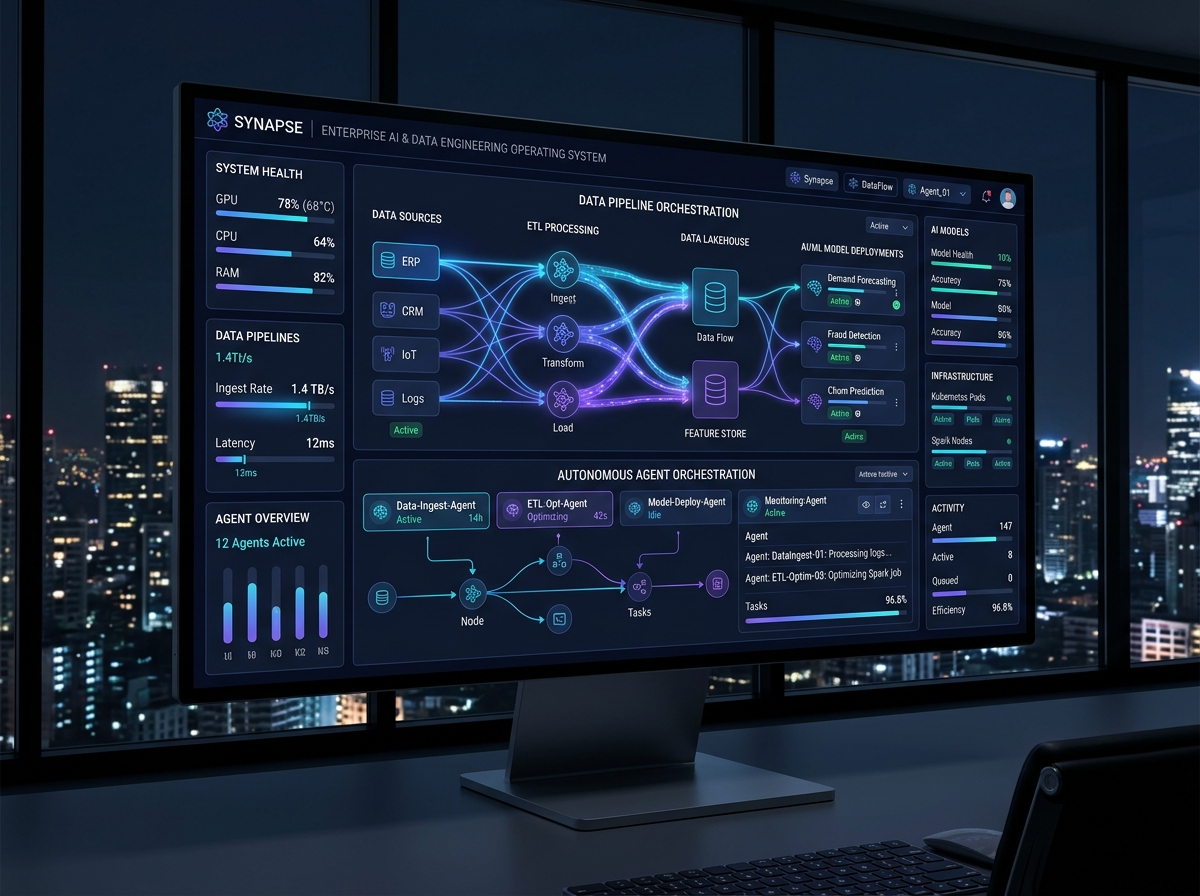 AI and data engineering dashboard